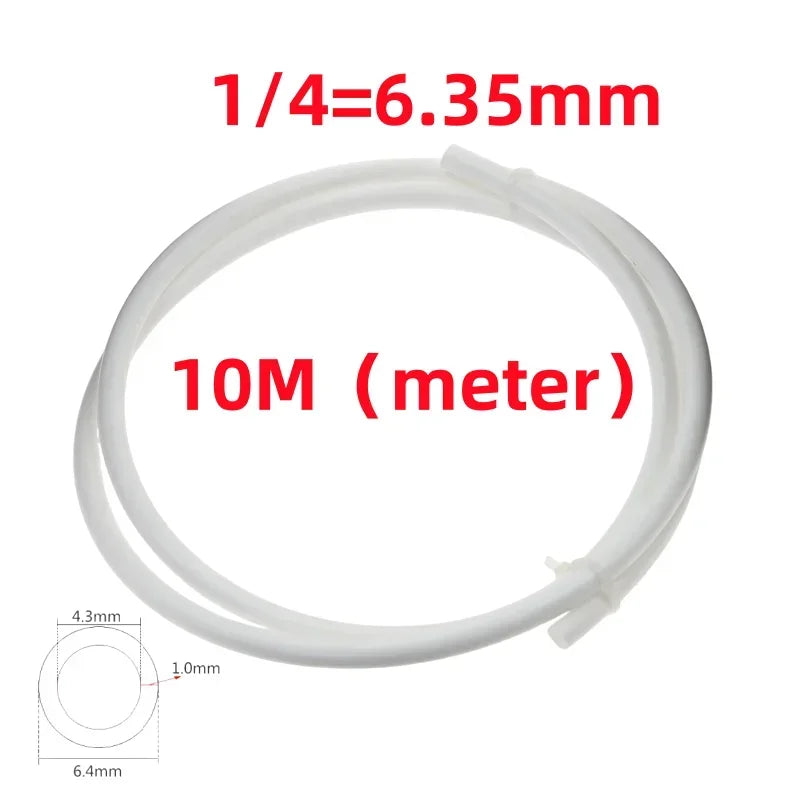1/5/10/20meter Food Grade 1/4" 3/8" PE OD NSF Certified Tubing for Reverse Osmosis De-ionized Water Purifier Filtration Systems