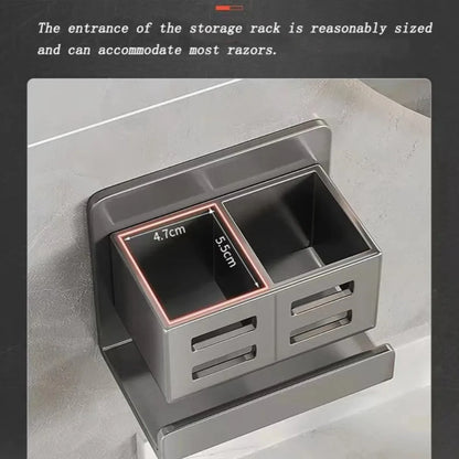 Loch freier multifunktion aler Zahnbürsten halter Bad Rasiermesser Haarkamm Zahnbürste Lager regal Wand zubehör