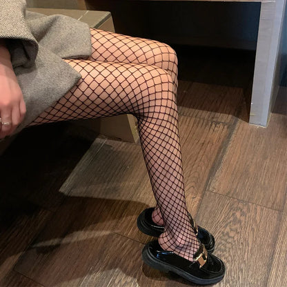 Woman Girls Fashion Gothic Fishnet Stockings Snake Skull Stripeds Socks Mesh Tights Panties Lolita Plus Size Pantyhose Leggings