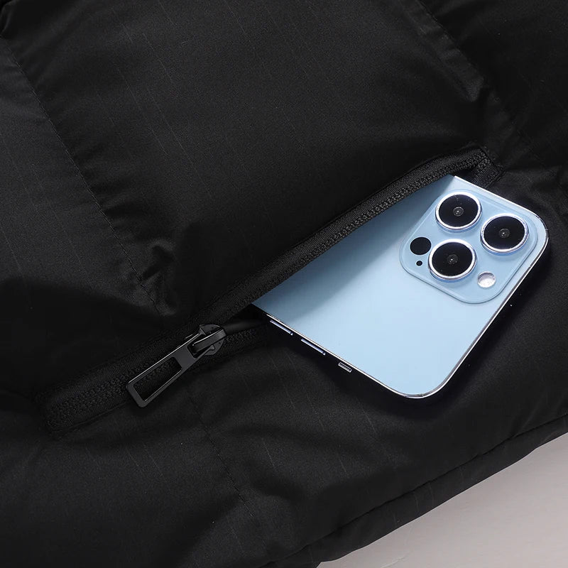 New Men Autumn Thicken Sleeveless Vests Jacket Coat Mens Winter Warm Detachable Hat Outwear Waistcoat Hooded Vest Jacket Male