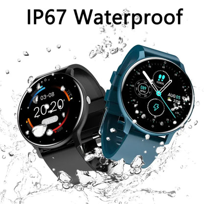 LIGE Smart Watch Men Women Full Touch Screen Sport Fitness Watch Man IP67 Waterproof Bluetooth For Android IOS Smartwatch Men.