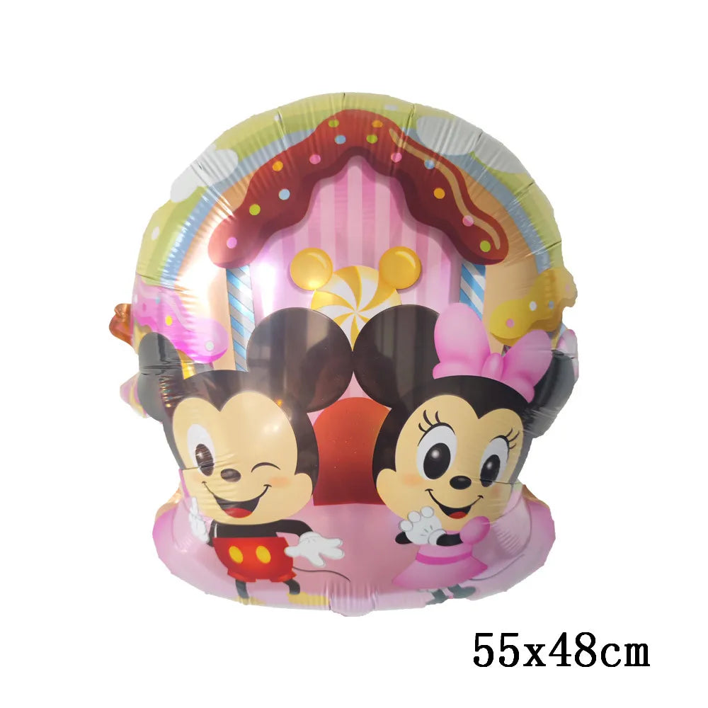 Mickey Minnie Folienballon Mickey Mouse Luftballons Minnie Geburtstag Party Dekor Kinderspielzeug Babyparty Ball Kinder Cartoon Geschenk