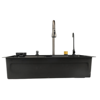 Küchenspüle, großes Fassungsvermögen, platzsparendes Unterbau-Spülbecken aus Edelstahl, rostfrei, einfache Installation für die Küche zu Hause