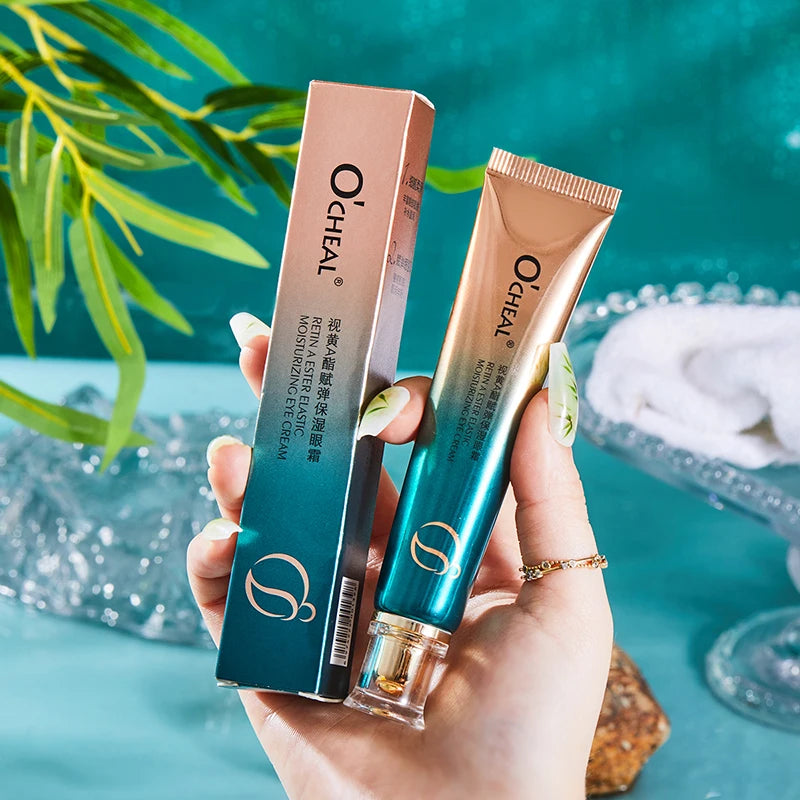 OCHEAL Eye Moisturizing Cream Fades Fine Lines Anti Dark Circles Eye Serum Remove Eye Bag Puffiness Anti-Aging Firmness Eye Care.