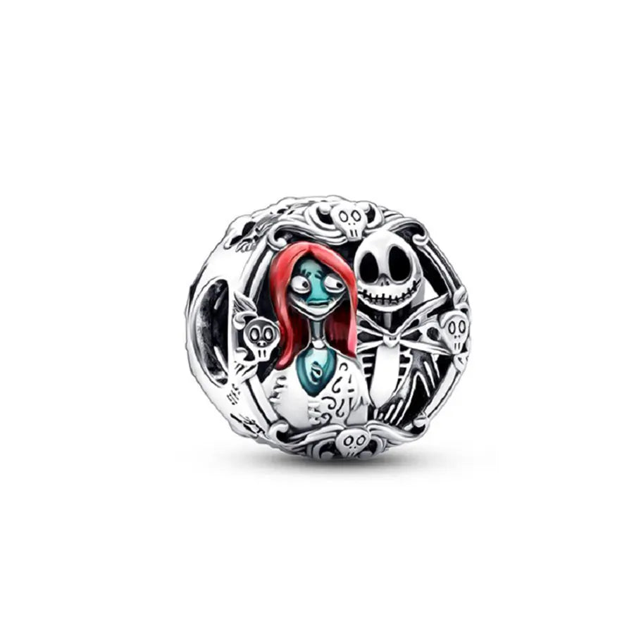 New fashion 100% S925 sterling silver Disney All-Star pendant beads, suitable for the original Pandora bracelet, women's fashion