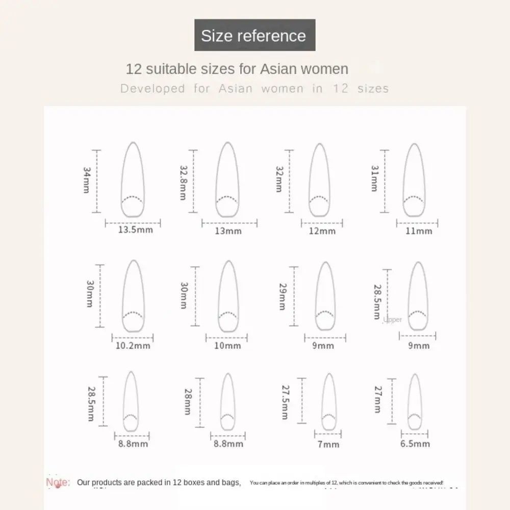 24pcs Long Stiletto French Fake Nails White Edge Simple Aurora False Nails Full Cover Press on Nails DIY Detachable Manicure.