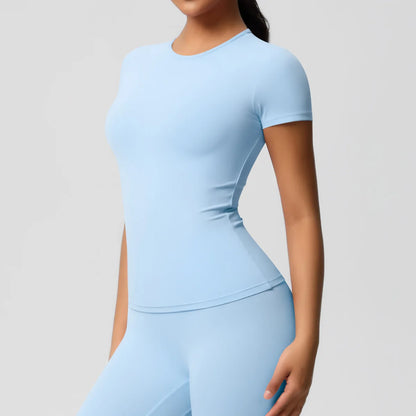 Yoga Suit Gym Sports Set Women Quick-Drying Fitness Set Female Tracksuit Running Workout Long Sleeve Sports Shirt Sportswear