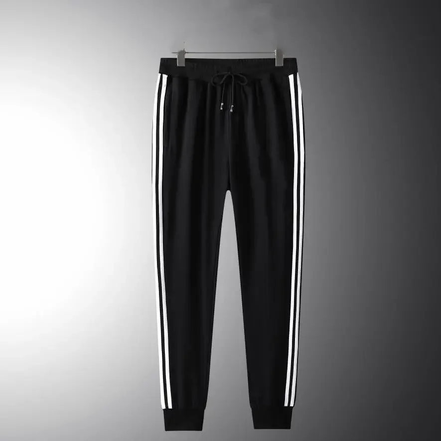 Men's Long Sleeve Running Suit Set Stand Collar Morning Run Versatile Slim Fit Sportswear Two Piece Popular Cross-Border