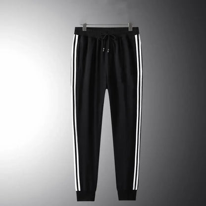 Men's Long Sleeve Running Suit Set Stand Collar Morning Run Versatile Slim Fit Sportswear Two Piece Popular Cross-Border