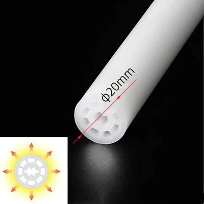 360° Glowing Round LED Neon Tube Rope Lamp Flexible Silicone Diffuser Channel WS2811 WS2812B Soft IP65 Outdoor Tape Strip Lights