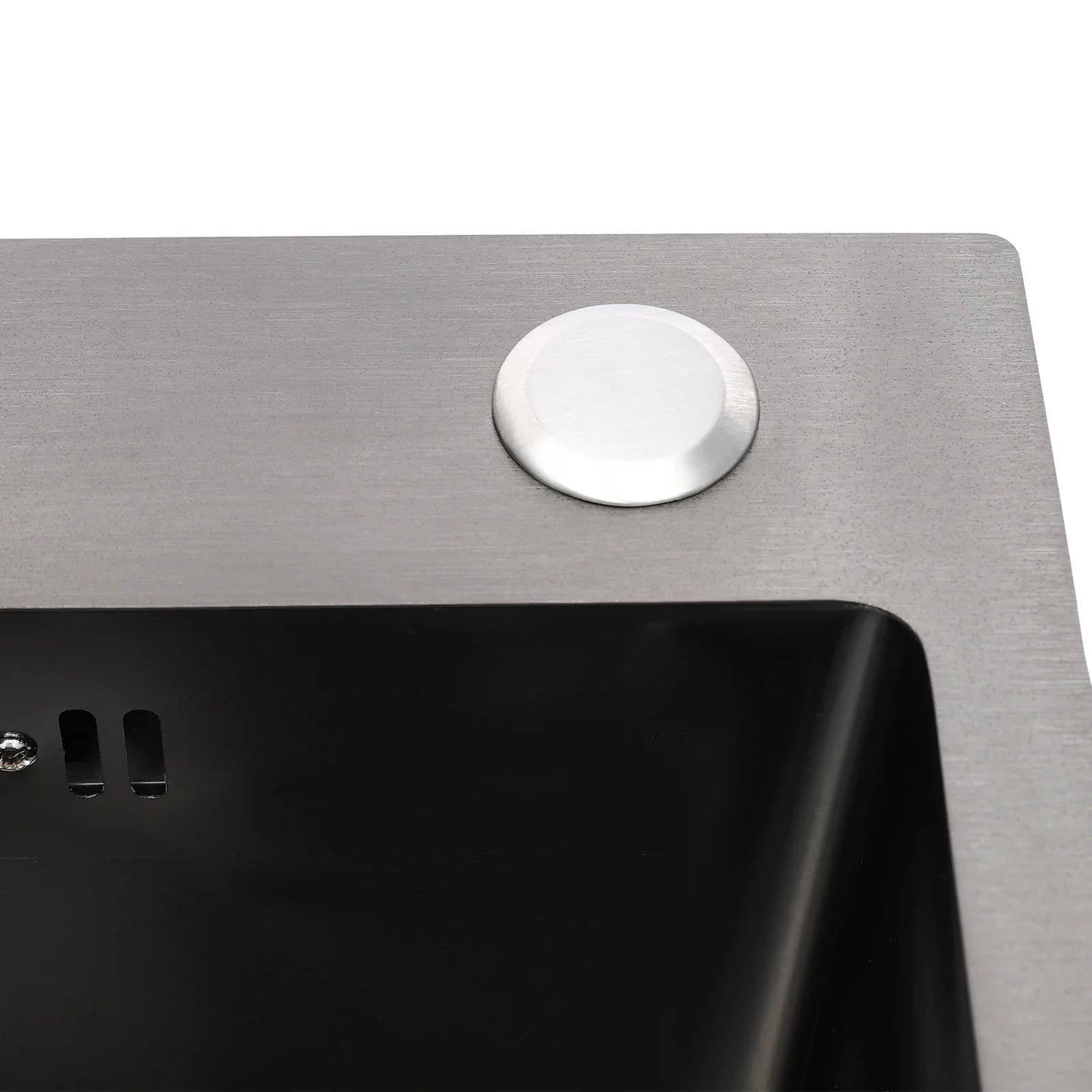 [Edelstahlspüle] Moderne Küchenspüle aus Edelstahl – Edelstahl – für die Küche – langlebig, elegant