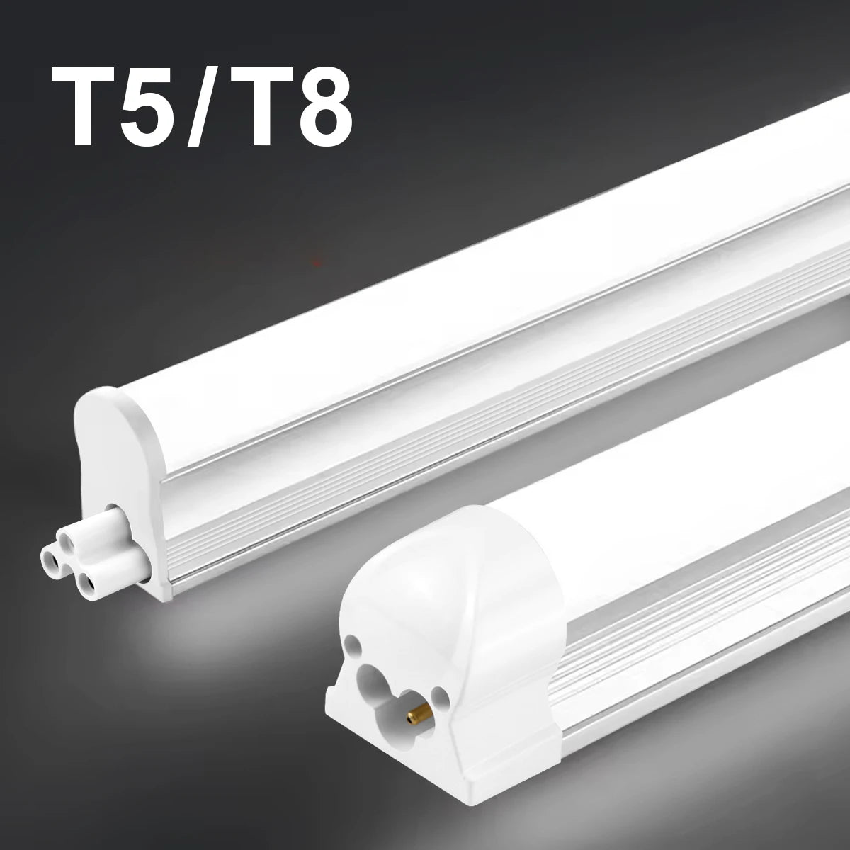 50CM T5 T8 Aluminum LED Light Tube 15W 25W LED Lamp Tube 220V For Desk Work Shop Garage Warehouse Kitchen Cabinet Lighting.