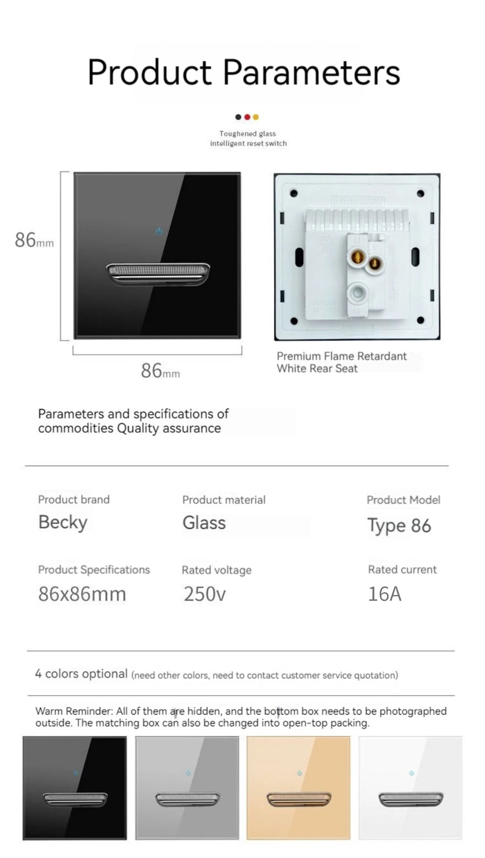 Glasscheibe Wand schalter LED europäische 16a Steckdose Retro Kippschalter eu uk Standard 2-Wege-Buchse 1-4gang USB Home Dekoration