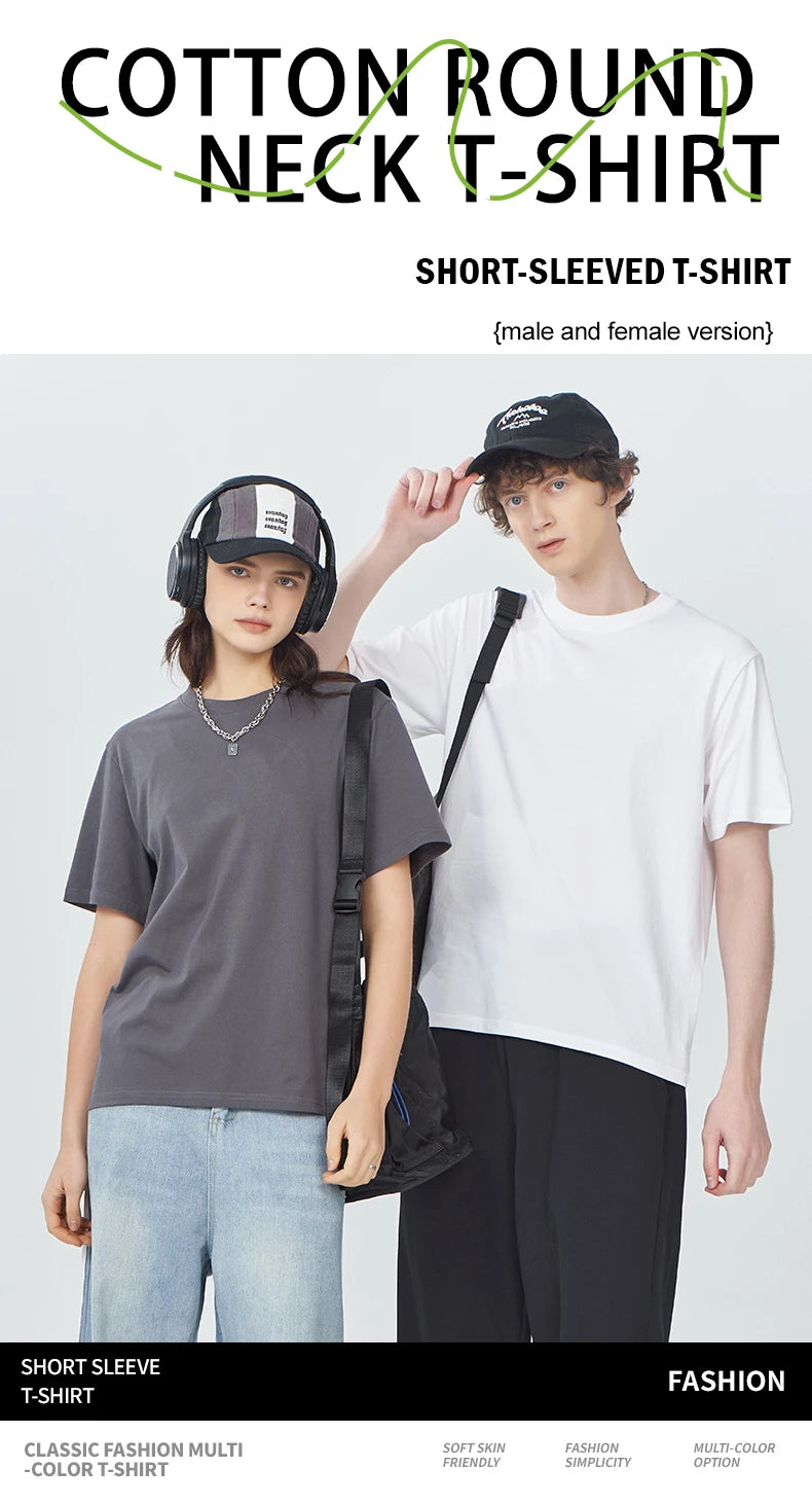 100% Baumwolle Solide T-shirts Frauen Sportliche Kurzarm T-shirts Mode Lässig Weiß Schwarz Kleidung Lose Oansatz Weibliche Sommer Tops