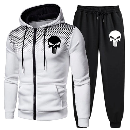 Men's Tracksuit Jogging Zip Up Hoodies Daily Quality Sweatshirts Two-piece Sets Men Sports Coat Casual Fashion Hot Sales Comfort.