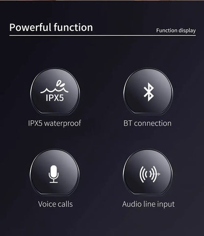 Speaker TG506 Portable Mini Wireless Soundbar Bluetooth 5.0 Outdoor Indoor HIFI Loudspeaker Support TF Card FM Radio Waterproof.