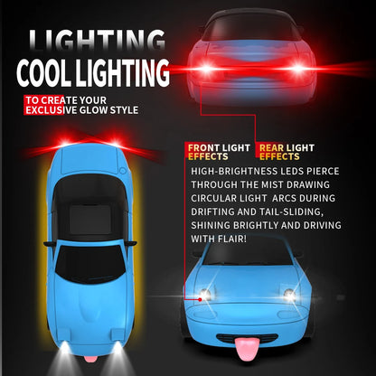 1:43 2.4G 4WD RC Drift Car with Gyroscope Fullly Proportion Remote Control Car JJRC C8827 Mini Racing Car Model Boy Toy Gift.