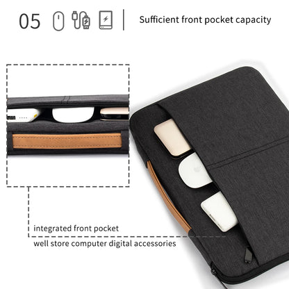 Laptop Sleeve bag 14 15.6 Inch Notebook Pouch For Macbook HP Dell Acer Shockproof Computer Briefcase Travel Business Men Case.