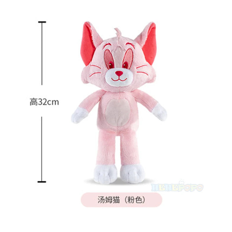 20cm-35cm Anime Tom and Jerry Plush Toy Cartoon Movie Series Clolourful Cat Mouse Cute Plushies Stuffed Animal Doll Toys.