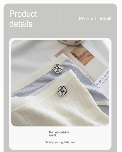 Panties for Menstruation Cotton Menstrual Panties Mid Waist Period Underwear Culotte Menstruelle Leak Proof Bragas Menstruales.