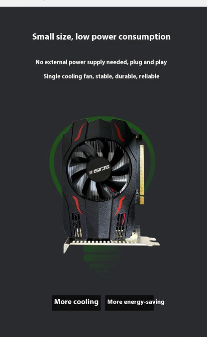 SEJISHI Video Card RX 550 4GB Graphics Cards 128Bit GDDR5 AMD GPU RX550 4GB Mining Gaming Card placa de video PCI-E 3.0X16.