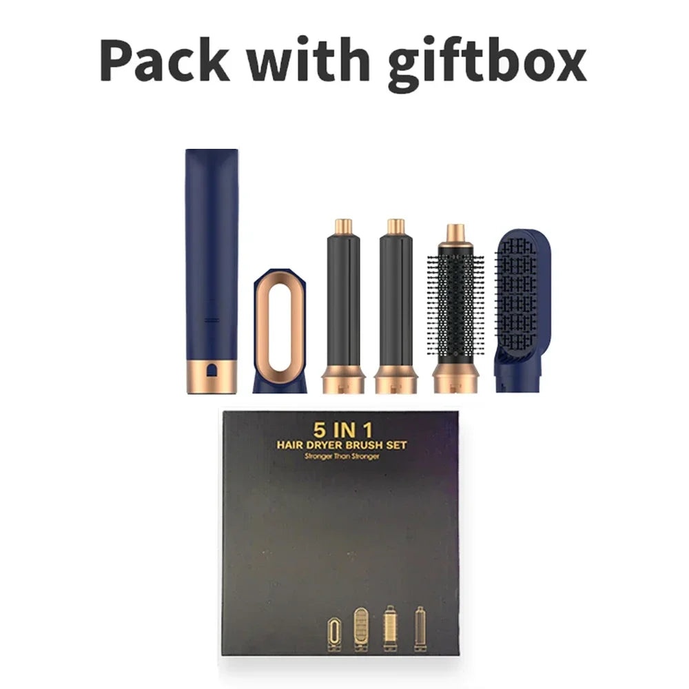 5 In1 Multi Hair Straightener Hair Styler Curling Iron Hair Dryer With Hair Brush Hairdryer For Hair Dryer Hair Multi Style