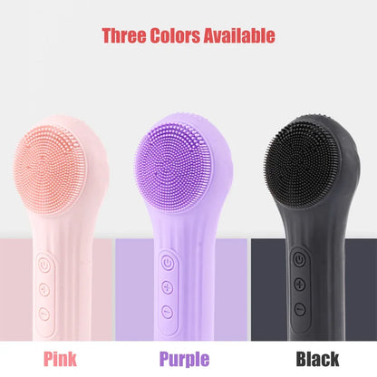 Sonic Electric Face Cleansing Device Facial Cleanser Facial Cleansing Machine Skin Scrubber Skin Massager Skin Care Tools Beauty.