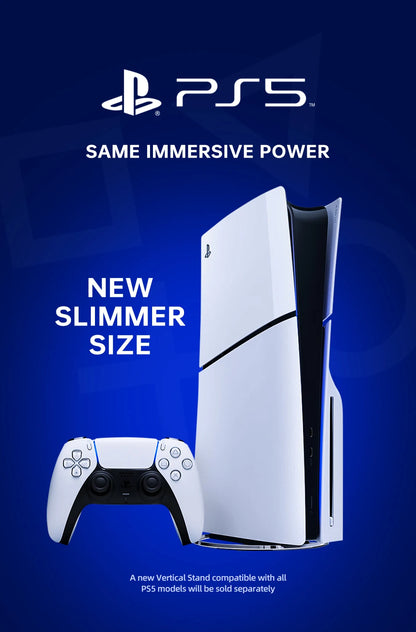 Sony PS5 Slim Console PlayStation 5 Video Game Console PS 5 PC Games Ultra High Speed PlayStation5 Original.