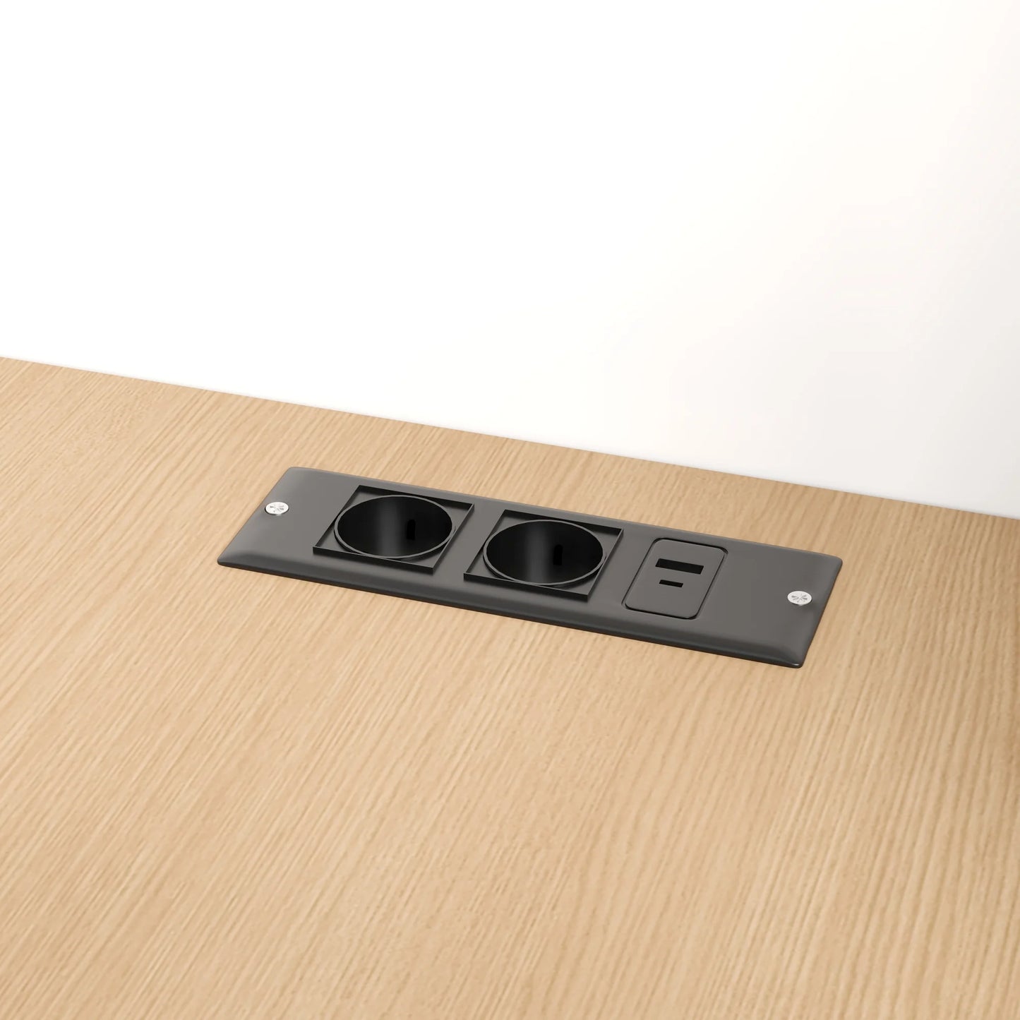 Klappbarer Schreibtisch mit Regalen – 2-in-1-Bücherregal und Schreibtisch, klappbar, mit Steckdose und USB-Anschluss, höhenverstellbare Regale