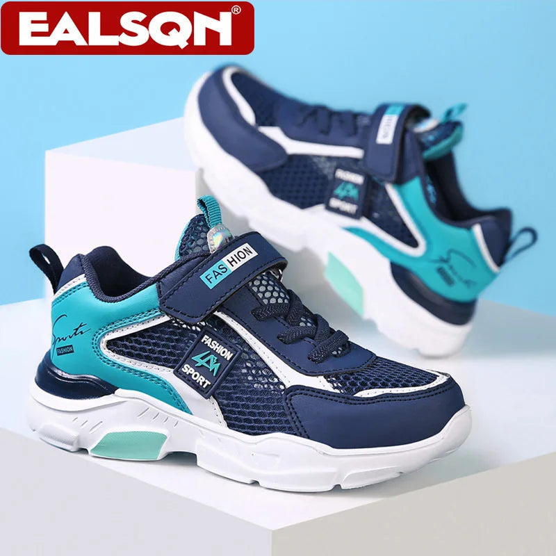 4 Color Kids' Breathable Mesh Sneakers Non-Slip School Sports Shoes for Boys Girls Lightweight Casual Walking Shoes.