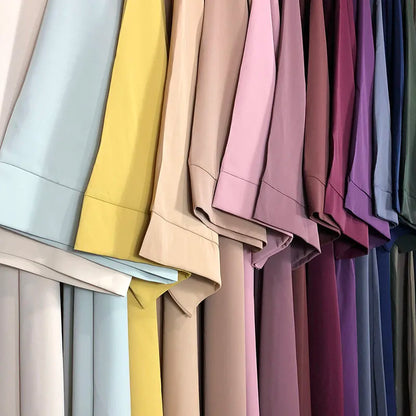 15 Colors Basic Plain Nida Abaya With Free Belt High Quality Muslim Women Modest Simple Dress EID Ramadan Islamic Clothing.