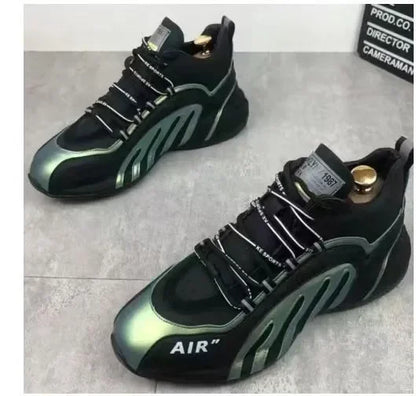 Sneakers Men Fashion  Casual Lightweight Breathable Running Shoes Men Sneakers Lace-up Platform Sneakers Footwear Zapatos Hombre.