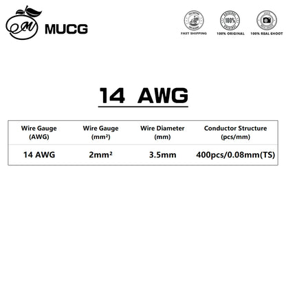 Black Red Silicone cable Super soft Silicone wire 1-26 Gauge Tinned copper Electrical wires 1 2 4 5 6 7 8 9 10 11 12 13 14 AWG