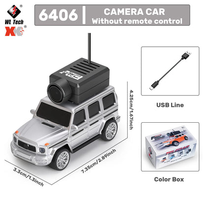 WLtoys 1/64 Mini RC Car with 720P FPV Camera Wifi APP Control 2.4G Reomte Contorl Racing Vehicle Toy for Children 6405 6406