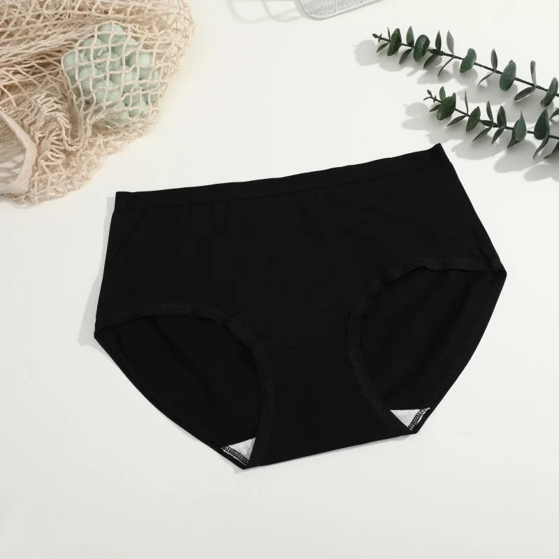 3Pcs/Set Women's Seamless Cotton Briefs Women Panties Solid Color Breathable Underwear Female Low Waist Soft Lingerie S-XXL