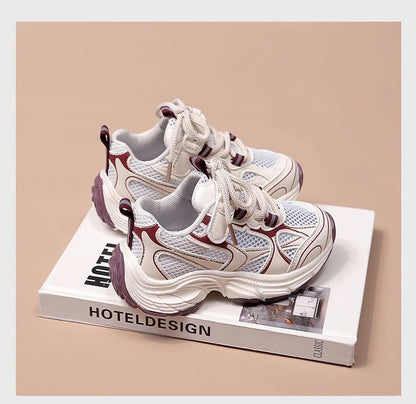 Summer Breathable Mesh Children’s Running Shoes for Boys Girls Non-Slip Soft Sole Toddler Sneakers School Outdoor Play Footwear.