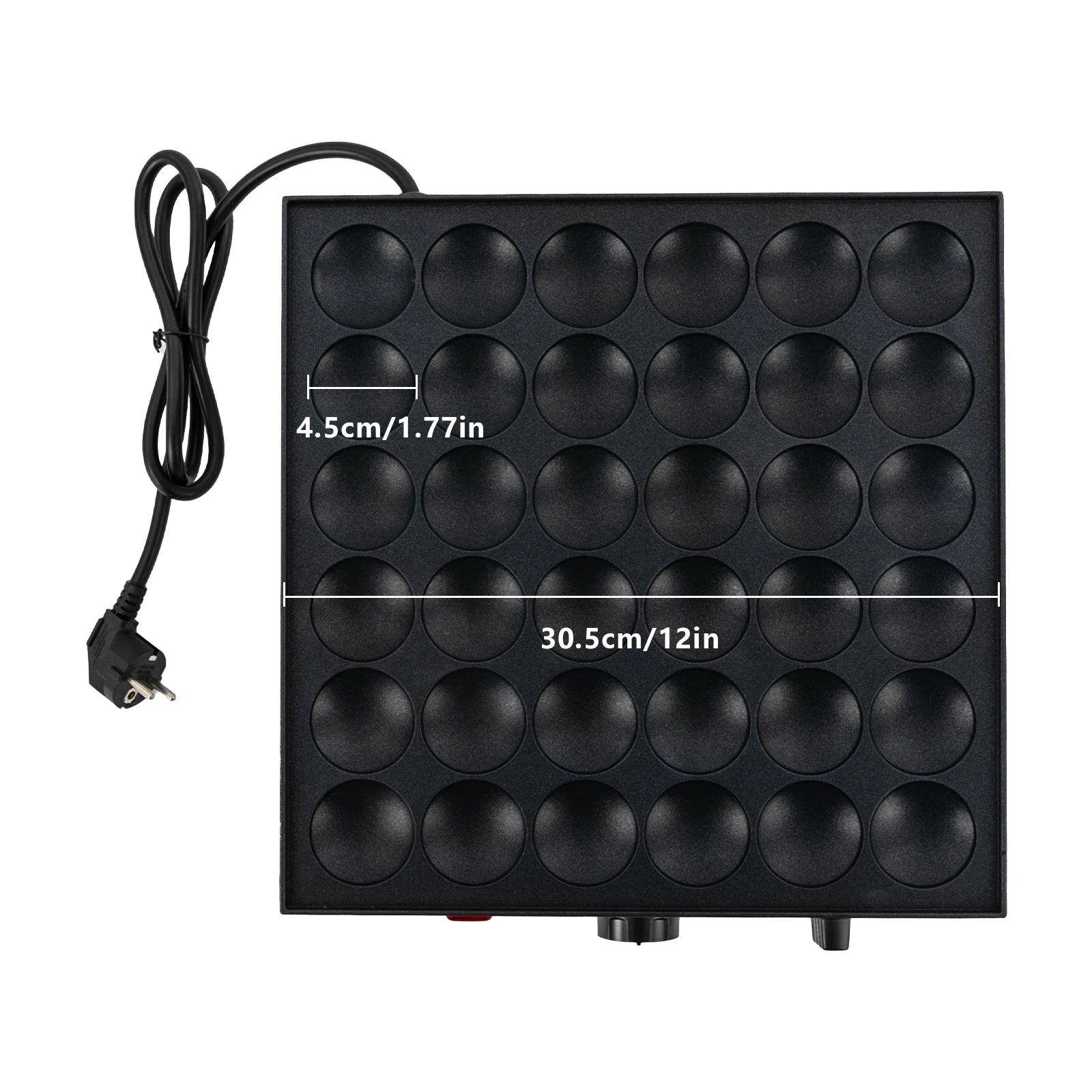 36-Hole Pancake Machine Non-stick 220V Electric Waffle Machine Mini Pancake Machine with Non-Stick Coating XM-2111.