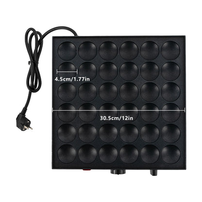 36-Hole Pancake Machine Non-stick 220V Electric Waffle Machine Mini Pancake Machine with Non-Stick Coating XM-2111.