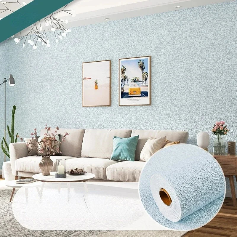 10m Self Adhesive 3d wall panel Wallpaper Foam Soundproof Waterproof 3D Wall Sticker New Design Bedroom Wallpaper Thickening