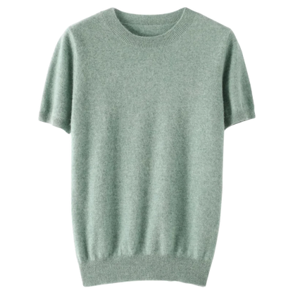 Frühling Sommer Frauen Pullover Kurzen Ärmeln Oansatz Bodenbildung Shirts Strickwaren 2024 Sommer Stricken Tops Pullover Koreanische Jumper.