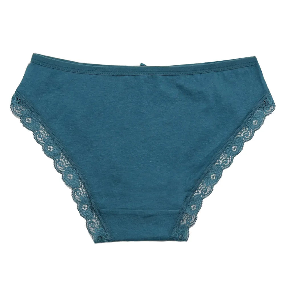 5 PCS/SET New Arrival Low Rise Ladies Sexy Lace Panty Underpants Panties For Women Lingerie Cotton Briefs.