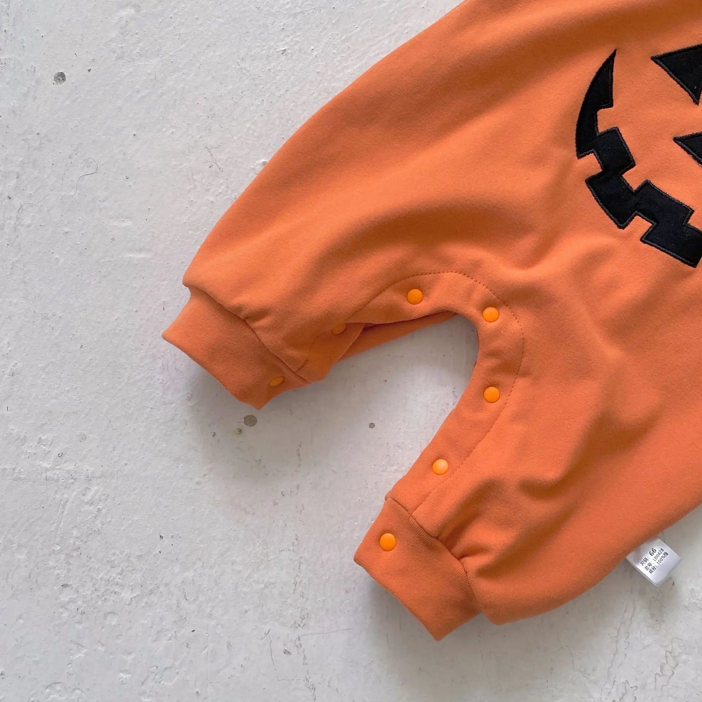 Catton Kürbis Smiley Halloween Baby Neugeborene Kleidung Baumwolle Langarm Strampler mit Hut Zweiteilige Sets Outfits Party Overall.