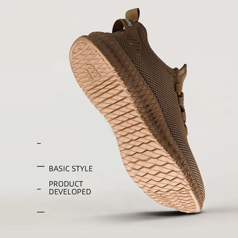 Men's Non-Slip Casual Sneakers Breathable Outdoor Jogging Training Hiking Sports Running Outdoor Women Weave Knit Lace Up Shoes.