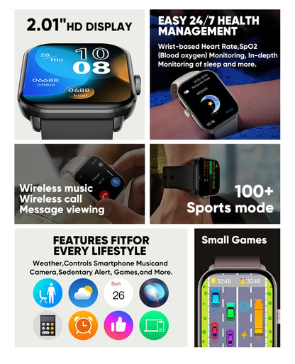 For Xiaomi Watch 5 Global Version Men Women HD AMOLED Display Heart Rate Bluetooth Call GPS Track Waterproof Sports Smart Watch.