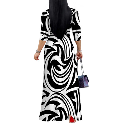 Damen Casual Sexy V-Ausschnitt 3/4 Ärmel Clubwear Party Outfits.