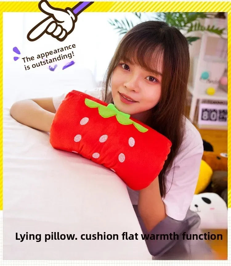kids cute gift winter cartoon plush suho hand pillow hand warmer, weak hero class 1 arm pillow, Children's Gift.