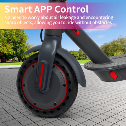 JUICEASE 350W Electric Scooter 350W Motor 36V 25KM Long Range 8.5Inch 31KM/H with Seat Storage Box Smart App Foldable Escooter.