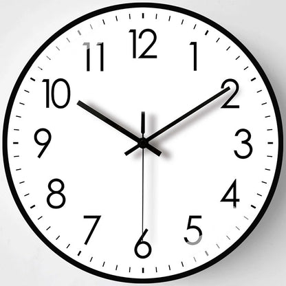 Wanduhr, 20,3 cm, geräuschlos, nicht tickend, batteriebetrieben, dekorativ für Zuhause, Küche, Büro, Schlafzimmer, Badezimmer, Niditon