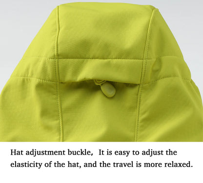 JNLN Men Women Waterproof Soft Shell Jacket Windproof Warm Fleece Rain Coat Unisex Hiking Climbing Trekking Outdoor Windbreaker