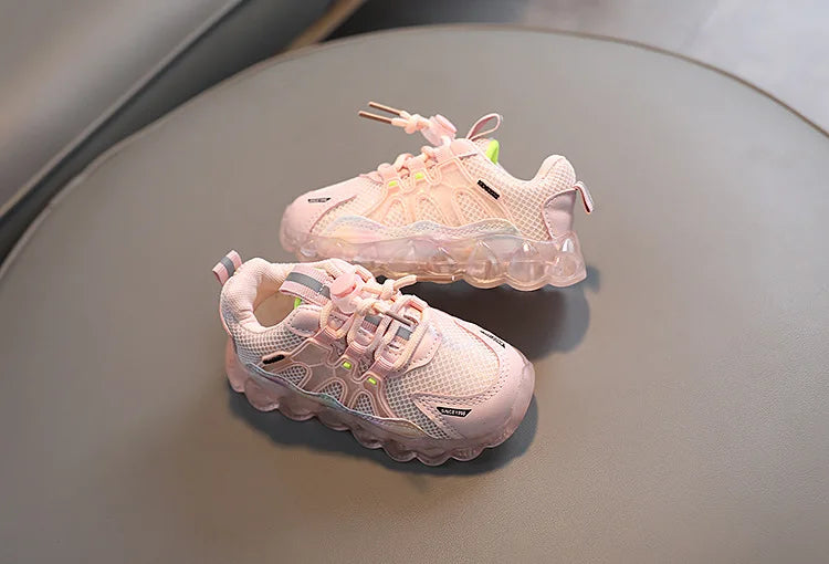 Kids Running Shoes Mesh Breathable Casual Sneakers for Children Lightweight Sport Shoes Boys Girl Non-Slip Outdoor.